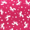 Printed AntiPil Polar Fleece | Unicorn Cerise