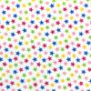 Printed Anti Pil Polar Fleece | Fun Star Ivory