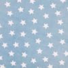 Printed AntiPil Polar Fleece | Pale Blue Background Stars