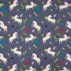 Jersey Cotton Fabric | Unicorn Grey