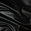 Leather-Look Stretch PU Fabric | Black