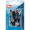 Safety Pins Silver & Black 27/38/50mm Asst, 18pcs | Prym