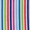 Printed AntiPil Polar Fleece | Multi Stripe Blue