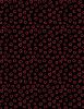 Happy Hearts Fabric | Heart Outlines Black