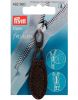 Prym Zip Puller | Imt. Leather Oval Tab - Dark Brown