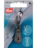 Prym Zip Puller | Imt. Leather Tab, Round - Grey