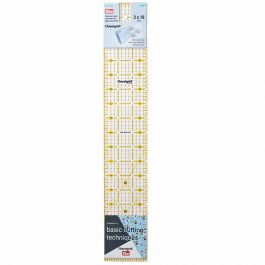 3x18 Ruler Omnigrid Universal Ruler | Inch Scale | 3 x 18 inch angles