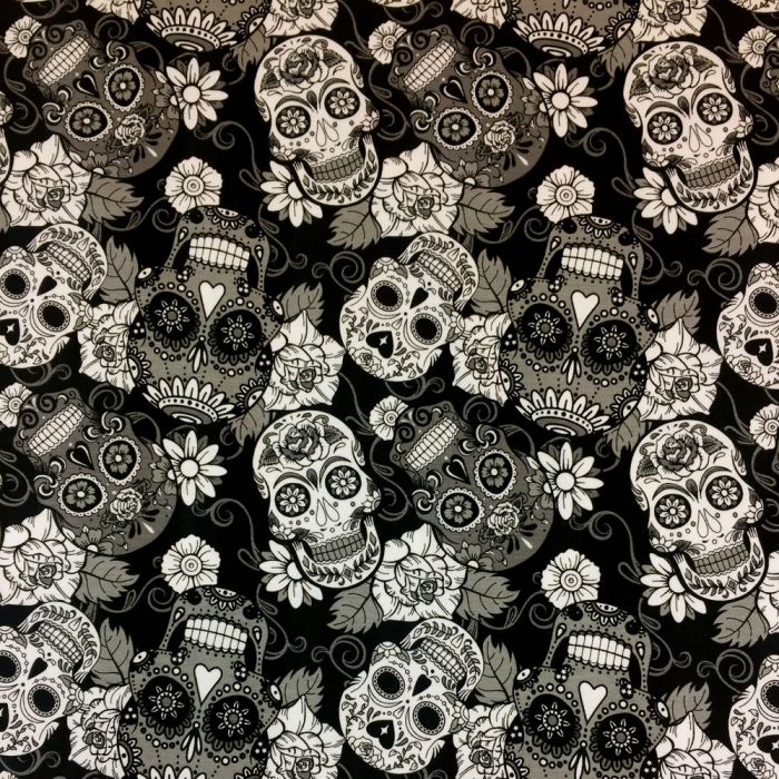 Skull knit fabric hotsell