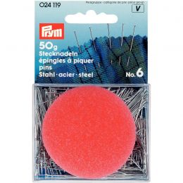 Dressmakers Pins - Exra Fine, 50g Pin Cushion Top | Prym