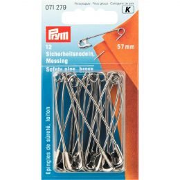 Safety Pins Gold 57mm, 12pcs | Prym