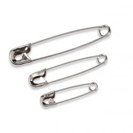 Safety Pins Silver 27/38/50mm Asst, 12pcs Sliding Box | Prym