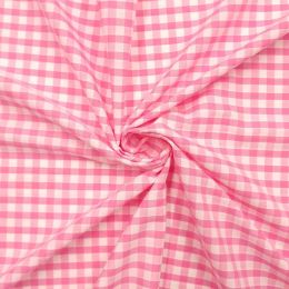 Quarter Inch Gingham Check | Pink