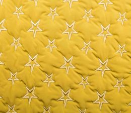 Quilted Fleece Star | Yellow