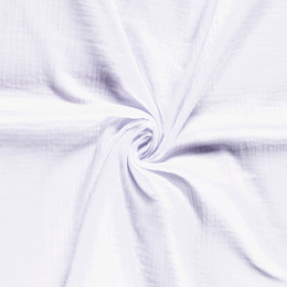 Triple Gauze Fabric | Plain Optical White