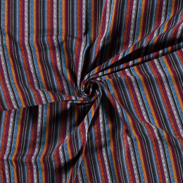 Vibrant Jacquard Stripe Fabric | Diamond Jewl