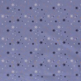 Stitch It, Festive Blue Fabric | Snowflake Indigo