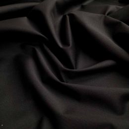 Gaberdine Twill Weave Fabric | Black