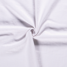 Bio Washed Linen Touch Fabric | Optical White
