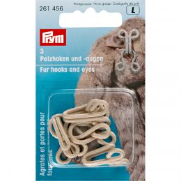 Hooks & Eyes, Fur - Beige | Prym