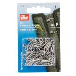 Hooks & Eyes, Jerkins - No. 9 Silver | Prym