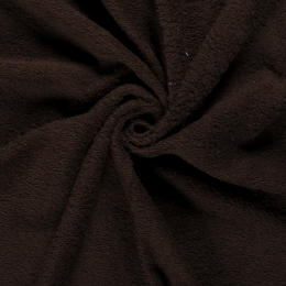 Terry Towelling Fabric | Dark Brown