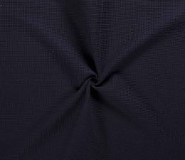 Cotton Waffle Fabric | Navy