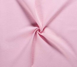 Cotton Waffle Fabric | Pink