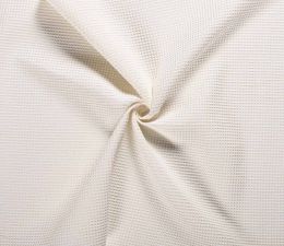 Cotton Waffle Fabric | Off White