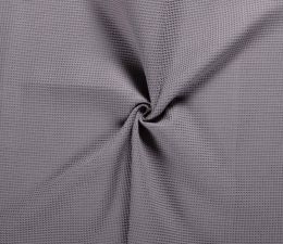 Cotton Waffle Fabric | Mid Grey