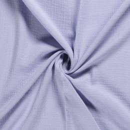 Double Gauze Fabric | Plain Light Lilac