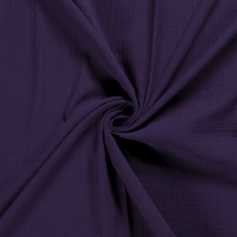 Double Gauze Fabric | Plain Light Purple