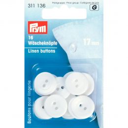 Linen Buttons - Plastic, 17mm | Prym