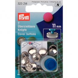 Cover Buttons With Tool | 11mm Silver - Metal | Prym