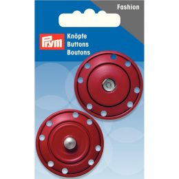 Snap Fastener, 35mm Dark Red | Prym