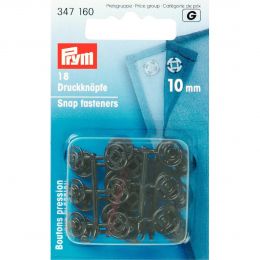 Snap Fastener Plastic, Round 10mm Black | Prym