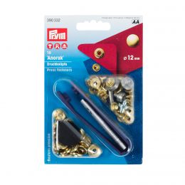 12mm Gold | Anorak Press Fasteners & Tool | Prym