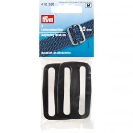 Adjusting Buckle, 50mm Black | Prym