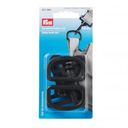 Snap Hook Set, 40mm Black | Prym