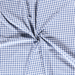 Stitch It, 1 cm Cotton Gingham Check | Indigo