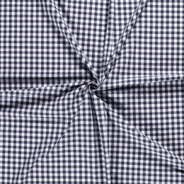 Stitch It, 1 cm Cotton Gingham Check | Navy