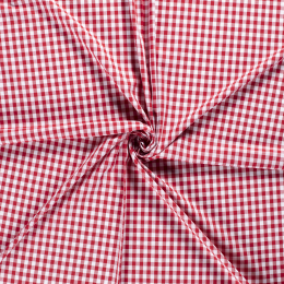 Stitch It, 1 cm Cotton Gingham Check | Red