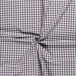 Stitch It, 1 cm Cotton Gingham Check | Dark Grey