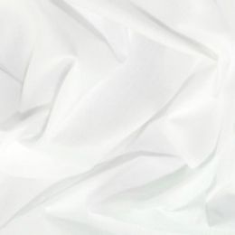 Classic Polycotton Fabric | White