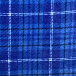 Printed Anti Pil Polar Fleece | Royal Stewart Blue