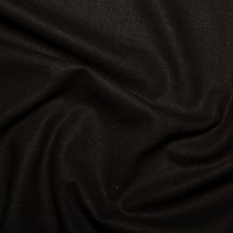 Linen & Rayon Blend Fabric | Black