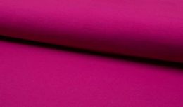 Organic Cotton Fabric Plain | Fuchsia