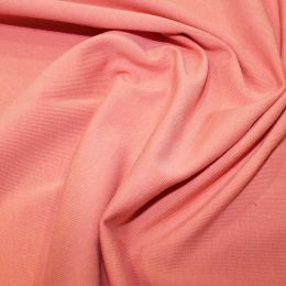 Organic Jersey Fabric Plain | Coral