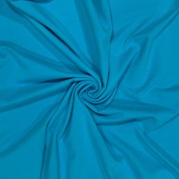 Organic Jersey Fabric Plain | Turquoise