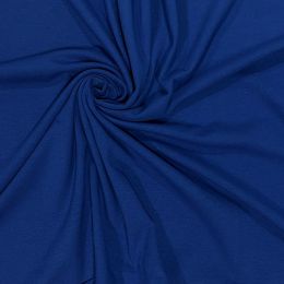 Organic Jersey Fabric Plain | Royal