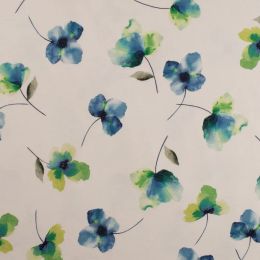 Organic Jersey Fabric | Watercolour Floral